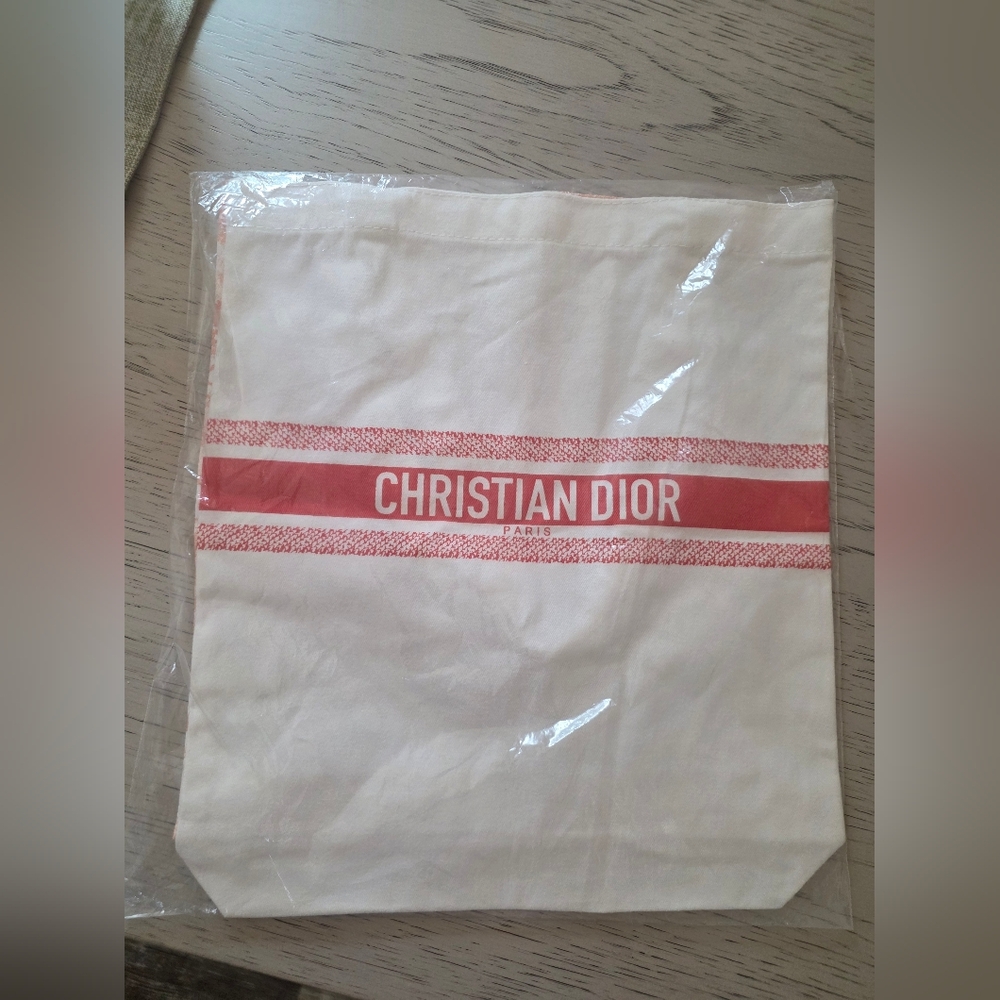 NWT Dior Toile De Jouy Beauty Line Canvas Tote! - Picture 7 of 7
